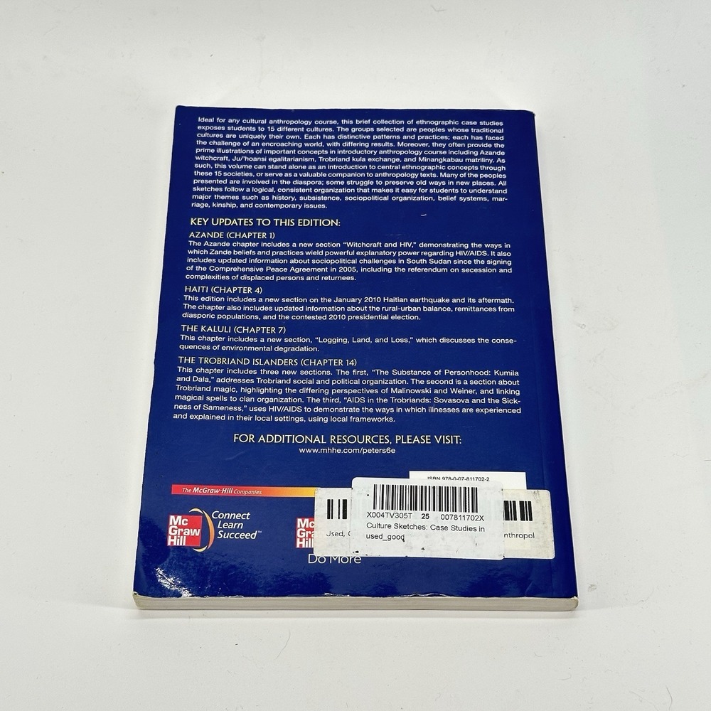 Culture Sketches: Case Studies in Anthropology 6th Sixth Edition Peters-Golden - Picture 2 of 8